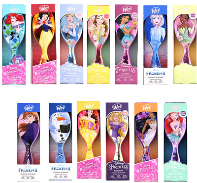 #ad Wet Brush Princess Pro Detangler Hair Brush Limited Edition Styles $13.49