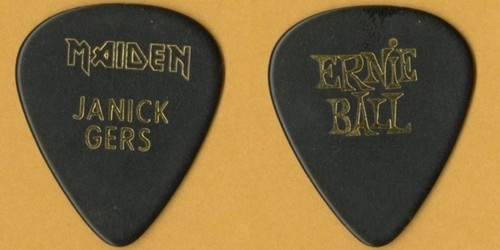 Iron Maiden 2003 Dance of Death concert tour Janick Gers stage Guitar Pick