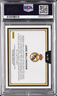 2023-24 Panini Obsidian - Black Color Blast Jude Bellingham #13