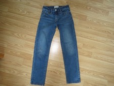Abercrombie Kids Straight Leg Jeans Med Wash Size 9/10 Long Adjustable Waist