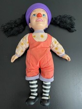 Vintage 1996 Big Comfy Couch Loonette Molly Doll Vinyl Plush Clown 18  