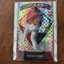 2022 Panini Chronicles - Crusade Josiah Gray #6 Building Blocks Prizm (RC)