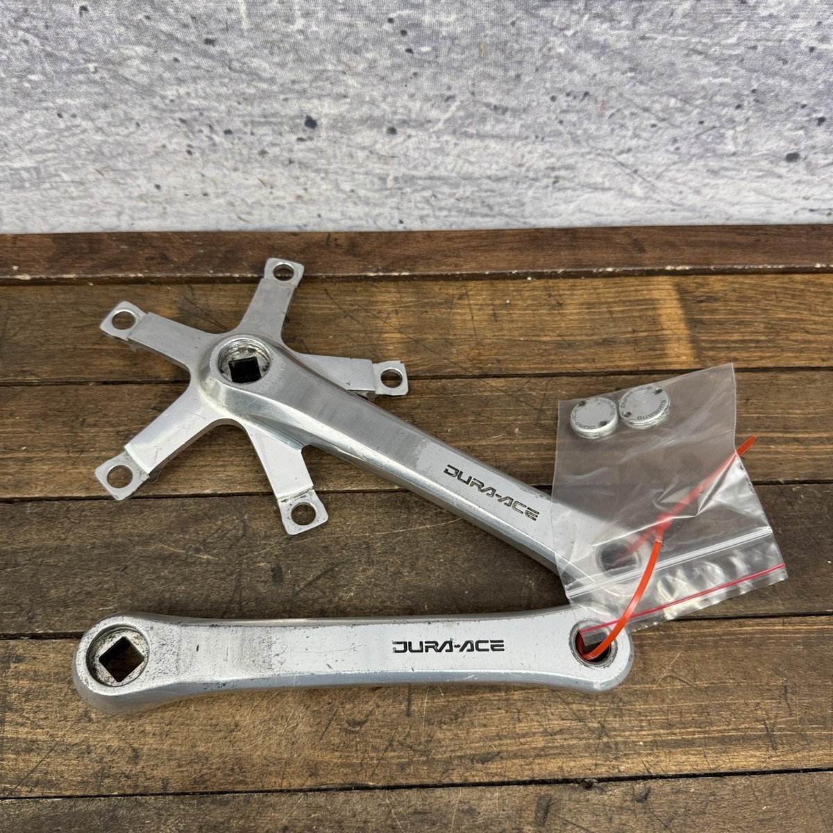 Bras De Manivelle Vintage Shimano Dura Ace FC-7402 Droit 172,5mm