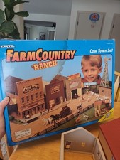 Rare Ertl Farm Country Ranch Cow Town Set. Not Complete.