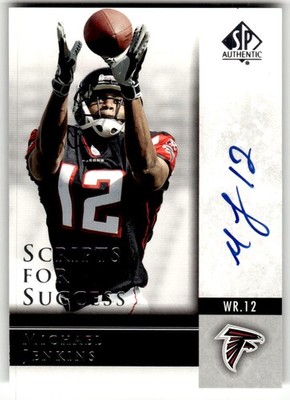 2004 SP Authentic Michael Jenkins Scripts for Success Autographs #SS-MJ Auto