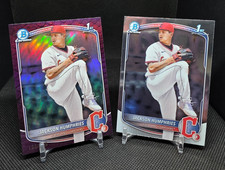 2025 Bowman 1st Chrome Baseball Jackson Humphries Purple Reptilian #/199 & Base