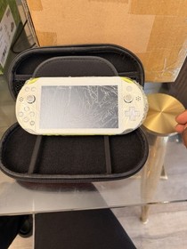 Sony PS Vita PCH-2000 Slim Yellow White Modded Handheld Console Case Charger