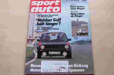 3) Sport Auto 02/1981 - Volvo 244 Turbo mit 155PS  - Volvo 244 16V Denzel mit 1