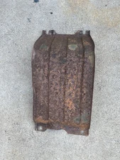 TOYOTA LANDCRUISER 1981-90 FJ60 62 OEM FUEL LINE SPLASH PAN SKID PLATE REAR