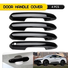 Gloss Black For 2019-2025 Toyota Rav4 Highlander Crown Door Handle Cover Trim Us Gloss Black For 2019-2025 Toyota Rav4 Highlander Crown Door Handle Cover Trim Us