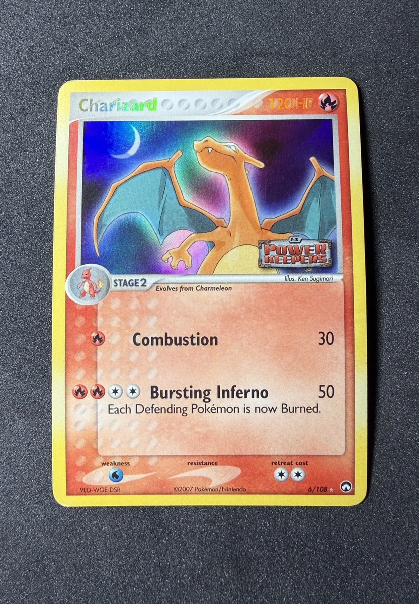 Charizard Pokémon TCG EX Power Keepers Individual Collectible Card