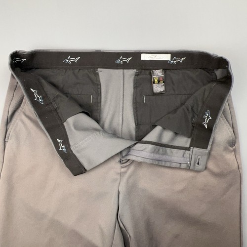 Greg Norman Golf Pants Mens 34x34 Gray Trousers Slacks Sports Preppy Chino - Picture 4 of 6