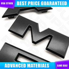 For 2019-2024 R-a-m 1500 Black Decal Front Grille Emblem Truck Badge 68311411aa For 2019-2024 R-a-m 1500 Black Decal Front Grille Emblem Truck Badge 68311411aa