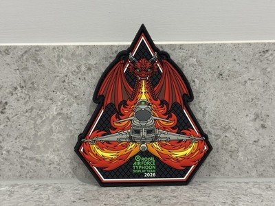 Official RAF - Typhoon Display Team 'Exclusive' 2026 - PVC Special Patch - New