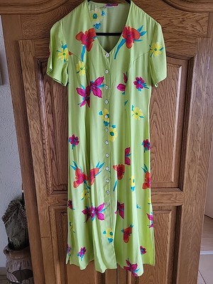 Fabiani Midikleid Gr 40  mehrfarbig