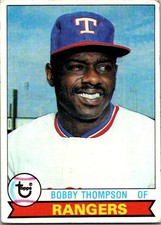 Bobby Thompson 1979 Topps #336 Rookie Texas Rangers
