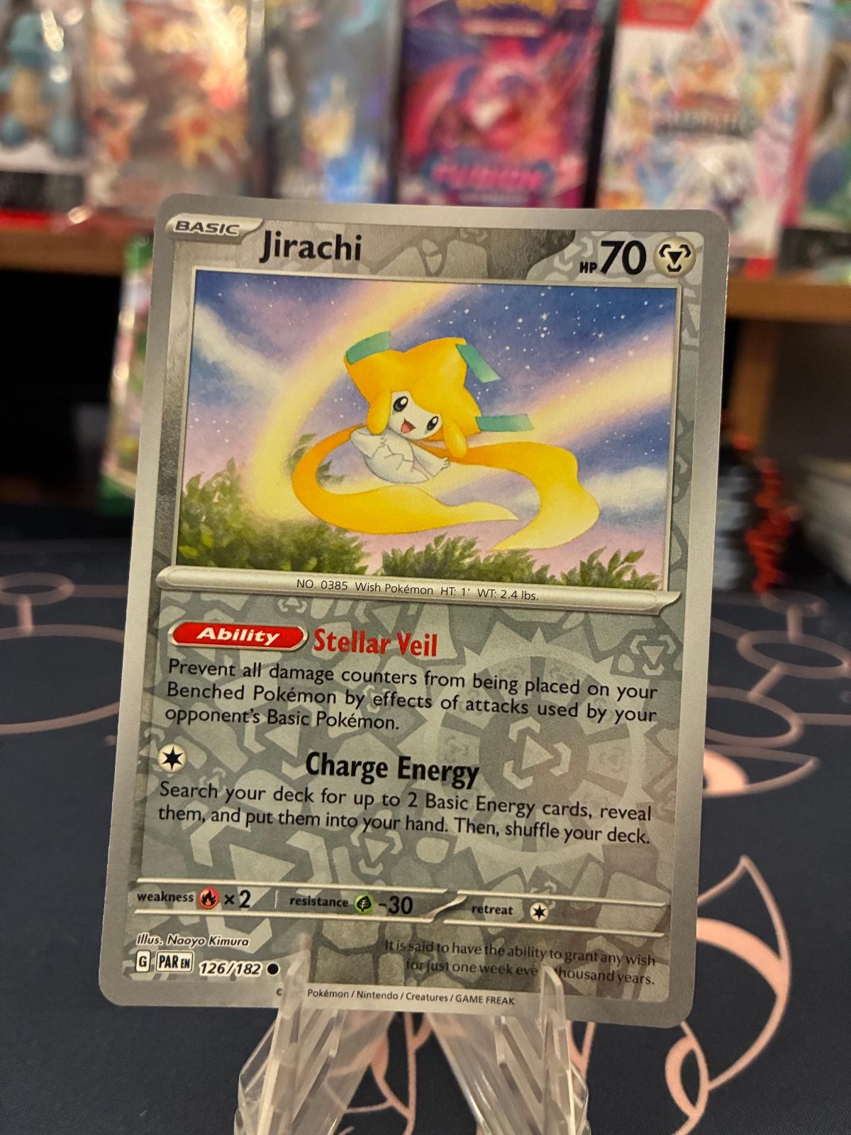Jirachi 126/182 Common Paradox Rift Pokemon Reverse Holo Near Mint