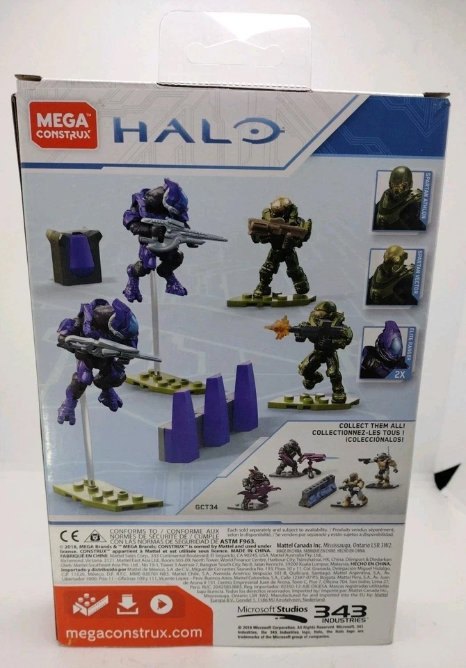Mega Construx HALO Spartan-IV Team Battle Pro Builders 107 Pcs - Image 3 of 4