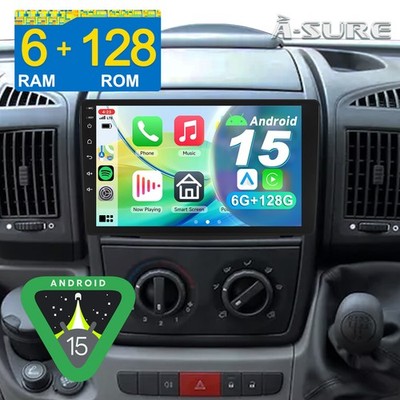 6+128G CarPlay Für Fiat Ducato Citroen Jumper Peugeot Android 15 Autoradio GPS