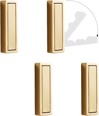 4Pcs Foldable Hooks Wall Mount Zinc Alloy, Bathroom Wall Hook Retractable for Ha