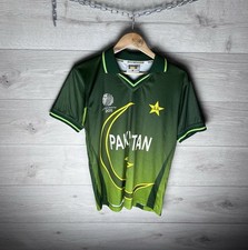 Men  s jersey cricket World Cup 2011 Pakistan     Size S 14 Jalal    