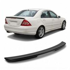 Sport-Heckspoiler in Mattschwarz, passend für Mercedes C-Klasse W203 2000-2007 Sport-Heckspoiler in Mattschwarz, passend für Mercedes C-Klasse W203 2000-2007