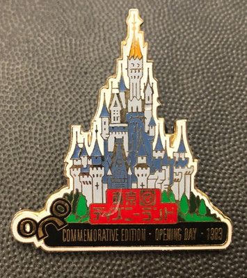 Disney pin 1378 Tokyo Disneyland castle Commemorative Edition Opening Day 1983