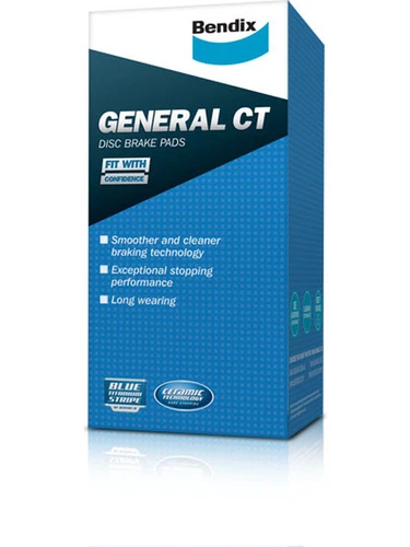 Bendix General CT Brake Pad fits Toyota Corolla 1.8 ZZE152 (DB2231GCT) - Picture 1 of 12