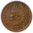 1904 Indian Head Cent Choice Extremely Fine XF+ Coin #25866