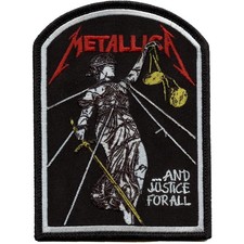 Metallica Justice Tomb Patch Heavy Rock Band Sublimation Embroidered Iron On
