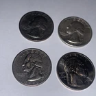 Lot Of 4 Coins 1965,1962,1996 Washington QAnd 2024-d Us WOMENS ZITKALA Q