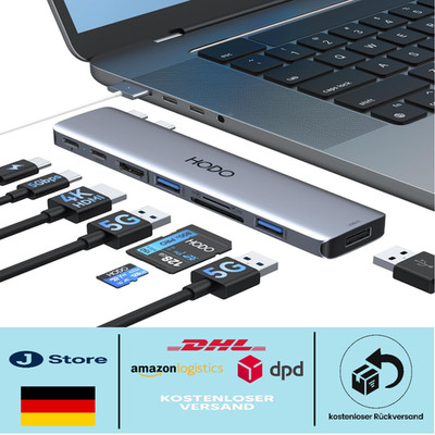 HODO USB-C Hub | 4K HDMI | Thunderbolt 3