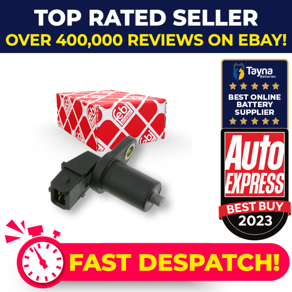 RPM / Crankshaft Sensor 23931 Febi 12141742629 13627839138 Quality Guaranteed