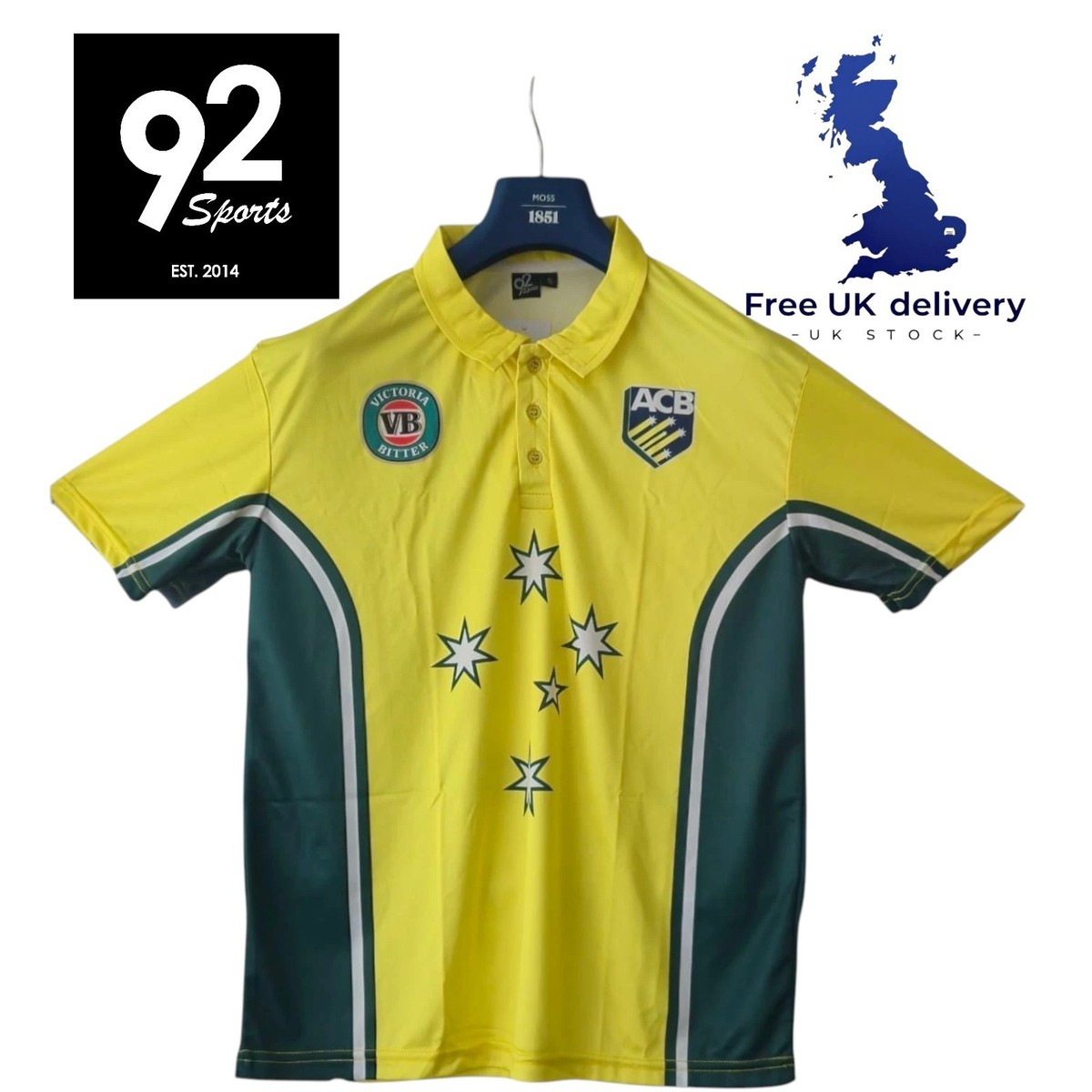 Australia Cricket 2003 ACB ODI Shirt Classic Replica Vintage