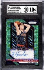 2018 Panini Prizm Kevin Huerter RC Rookie Auto Choice Prizm 4/8 Gem Mint 10