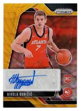 2024-25 Panini Prizm NIKOLA DURISIC Gold Wave Prizm Rookie Signatures Auto /10