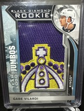KINGS LOGO Gabe Vilardi ROOKIE 2021-22 BLACK DIAMOND TEAM STANLEY CUP SALE 3