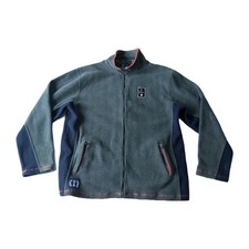 Guinness Six Nations Rugby Fleece Mens 3XL XXL Full Zip Grey Pockets Logo