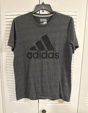 adidas The Go-To Performance Tee Men s L Gray...