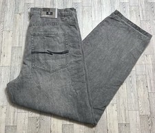 Southpole Jeans Mens 40x33 Gray Baggy Y2K Grunge Skater Rock RN82628 Wide Leg