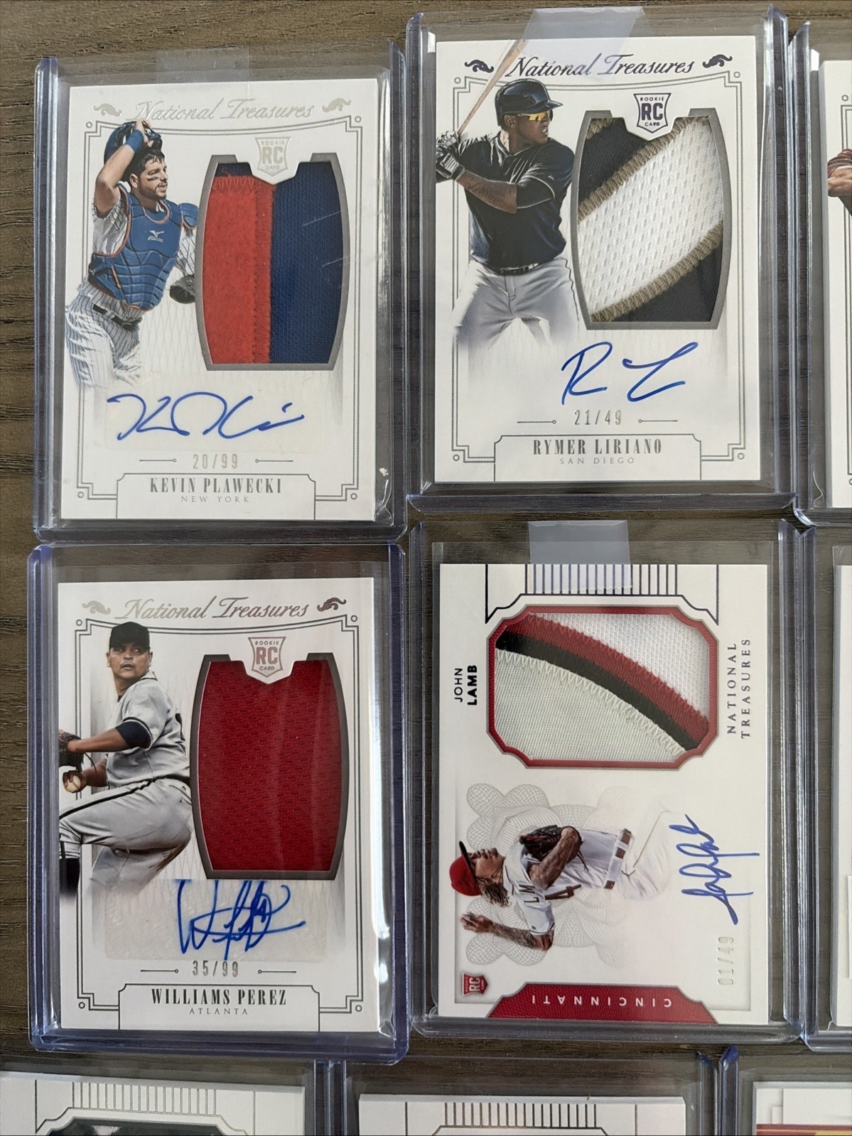 National Treasures Baseball RPA Rookie Lot (13) 2015-2018 #/99 /49 GU Auto Relic view 2