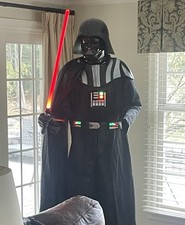 Disney Star Wars 7 Ft Animated Led Darth Vader Home Depot Animatronic In Hand
