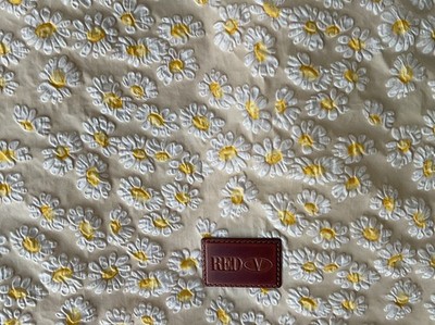 Red Valentino Tote Bag Daisy Print With Bow