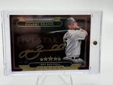 2020 Topps Five Star - Jeff Bagwell Golden Graphs Purple Auto #GG-JBA /25