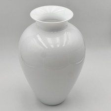 Venini 706.63 Labuan Vase White Opaline Murano Glass New Handmade 29cm