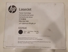 Genuine HP 55X CE255JC Extra High Yield Black Toner Cartridge New in Sealed Box