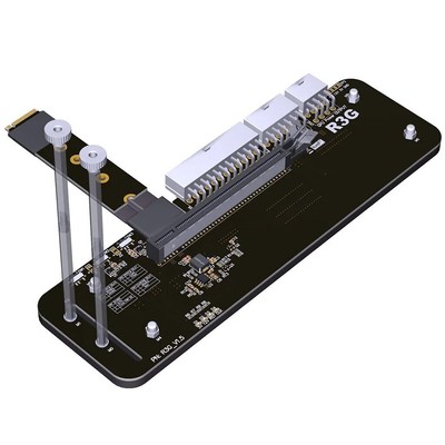 PCI-E 4.0 x4 Riser Extender for M.2 NVMe to PCIe 4.0 x16 External Graphics Card