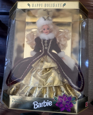 1996 Happy Holiday Special Edition Barbie Doll New in Box