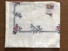 New Ukrainian Linen Table Cloth 59x68 inches