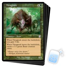 THRAGTUSK X4 Time Spiral Remastered Magic MTG MINT CARD